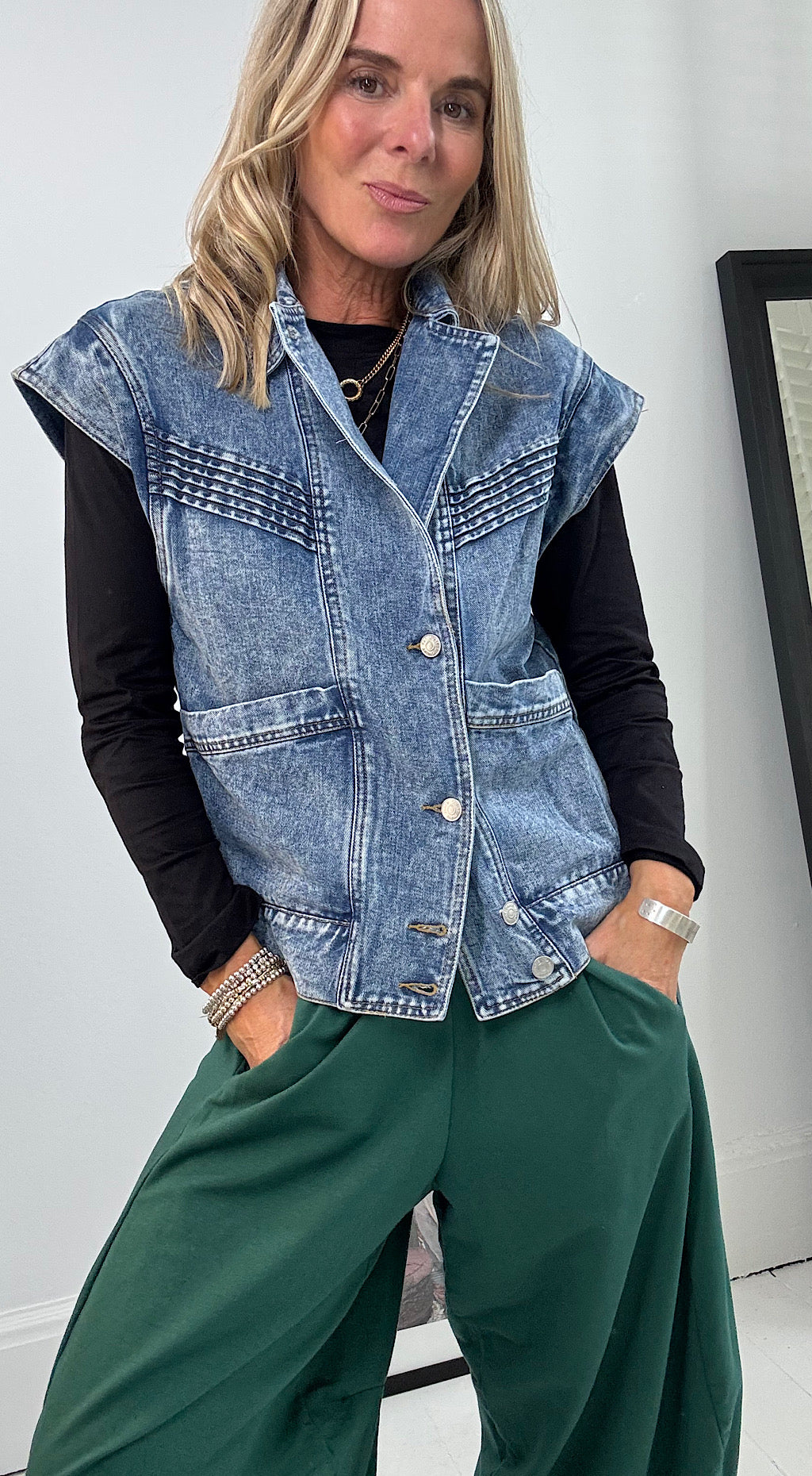 80's Denim gilet