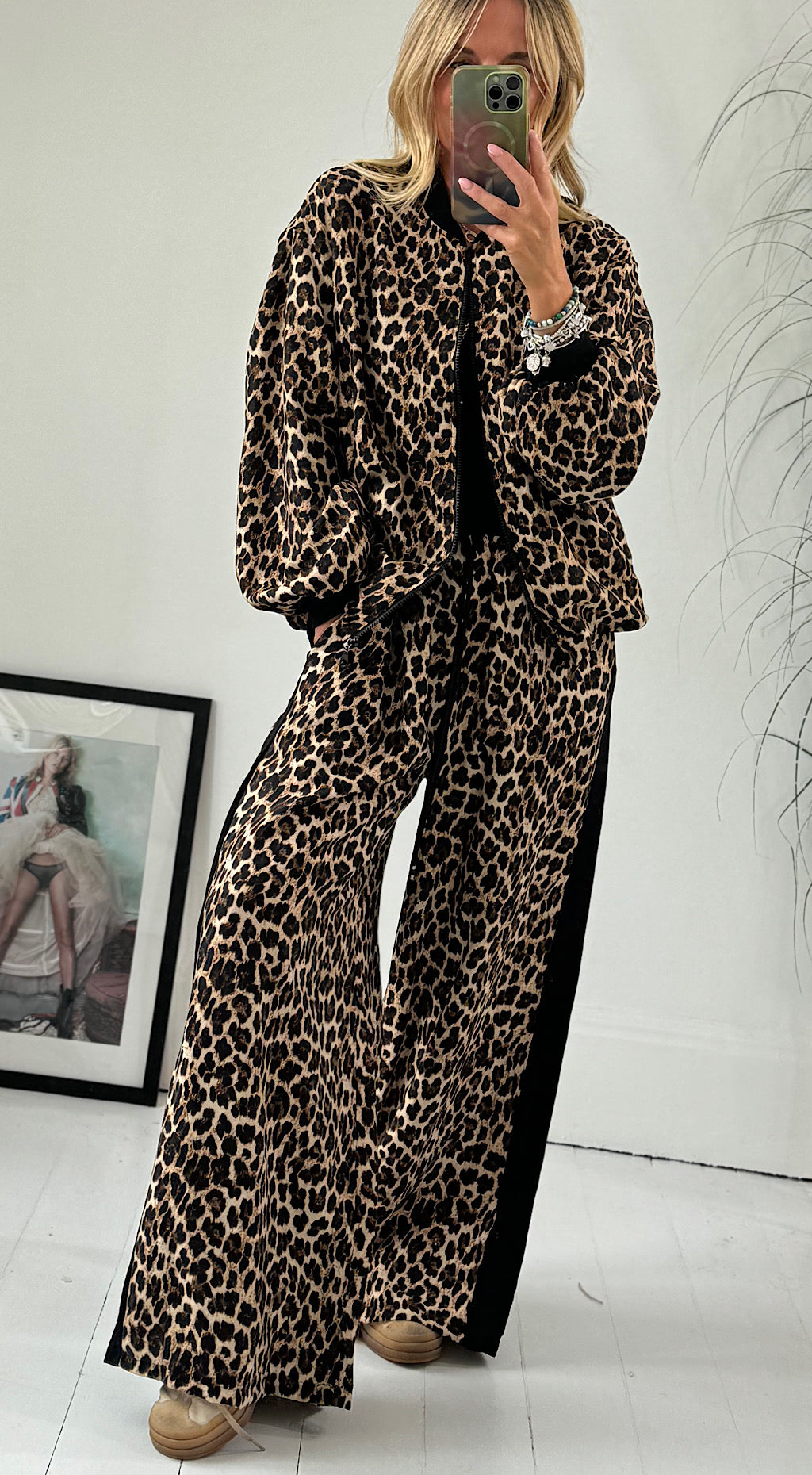 Animal Print Sport Suit