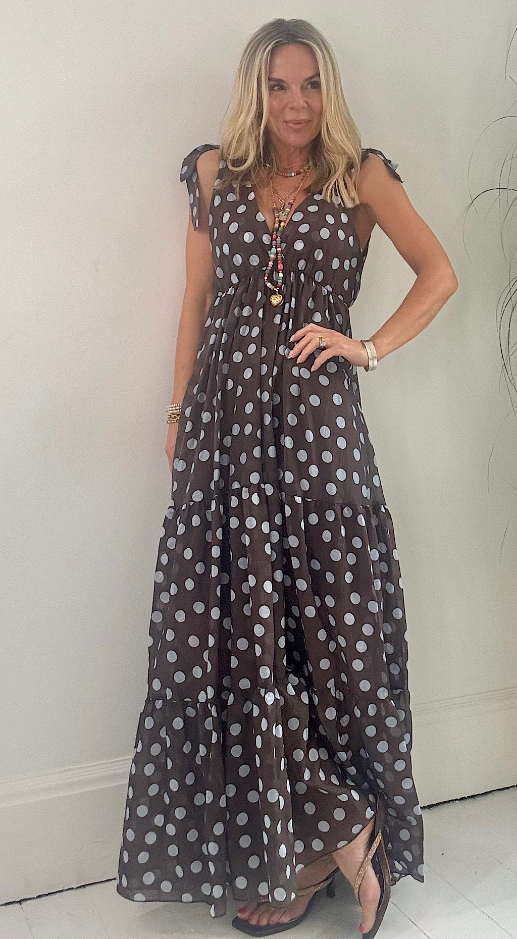 Dotty dress