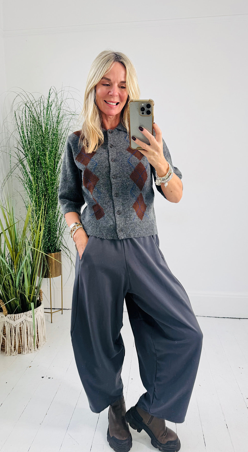 Cocoon Pant - Charcoal