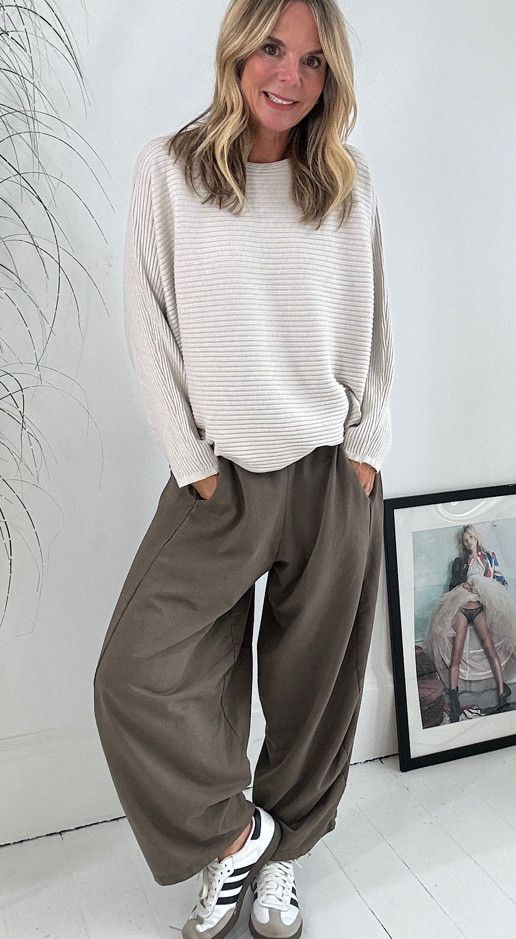 Cocoon pant Mocha