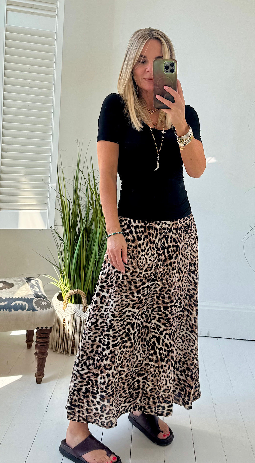 Joella Skirt - Leopard Print