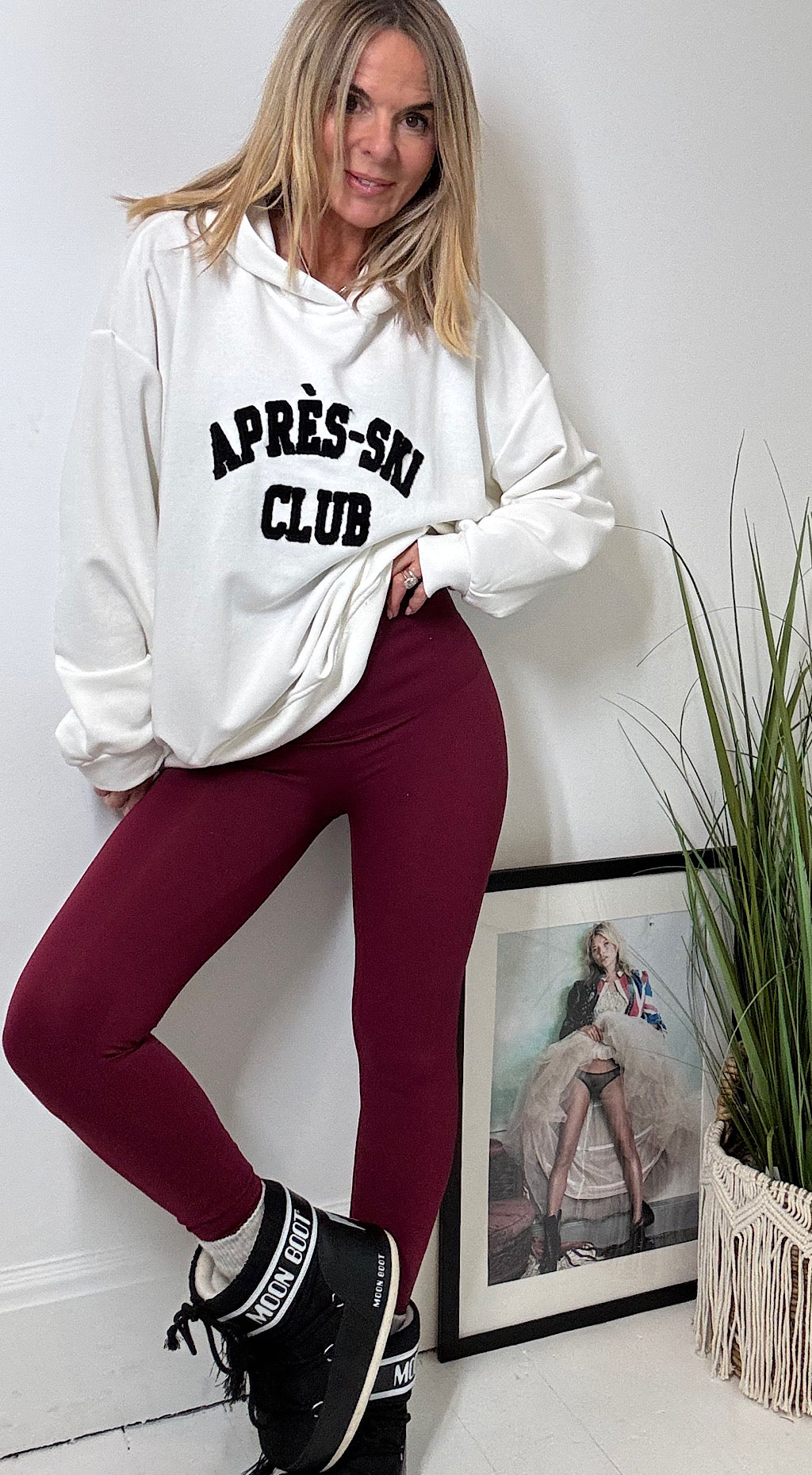 Apres ski sweat white