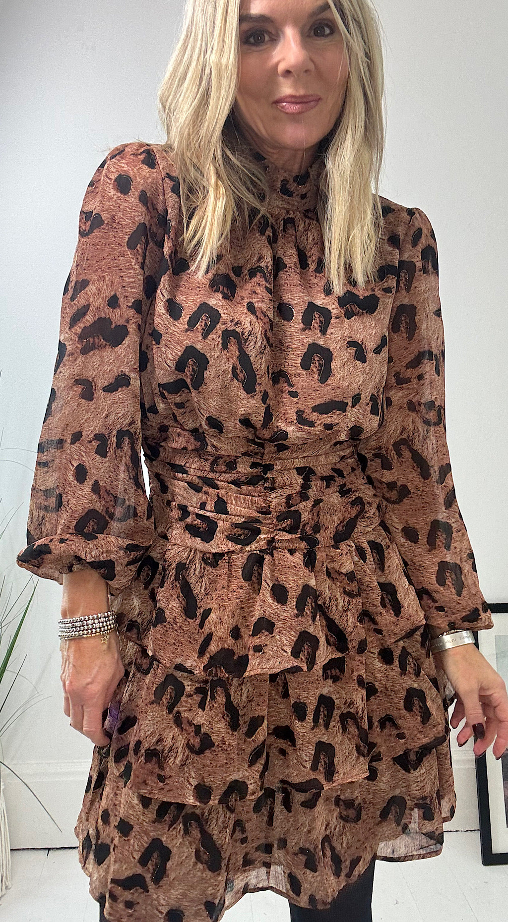 Chloe dress leopard