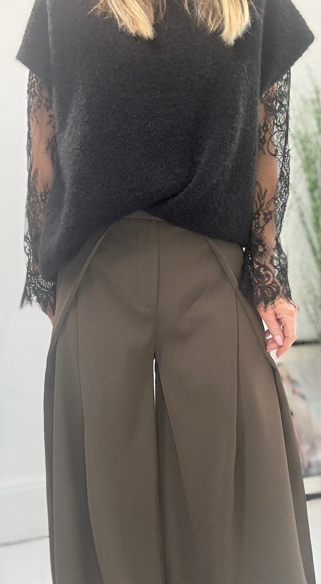 Brown Tailored Trouser