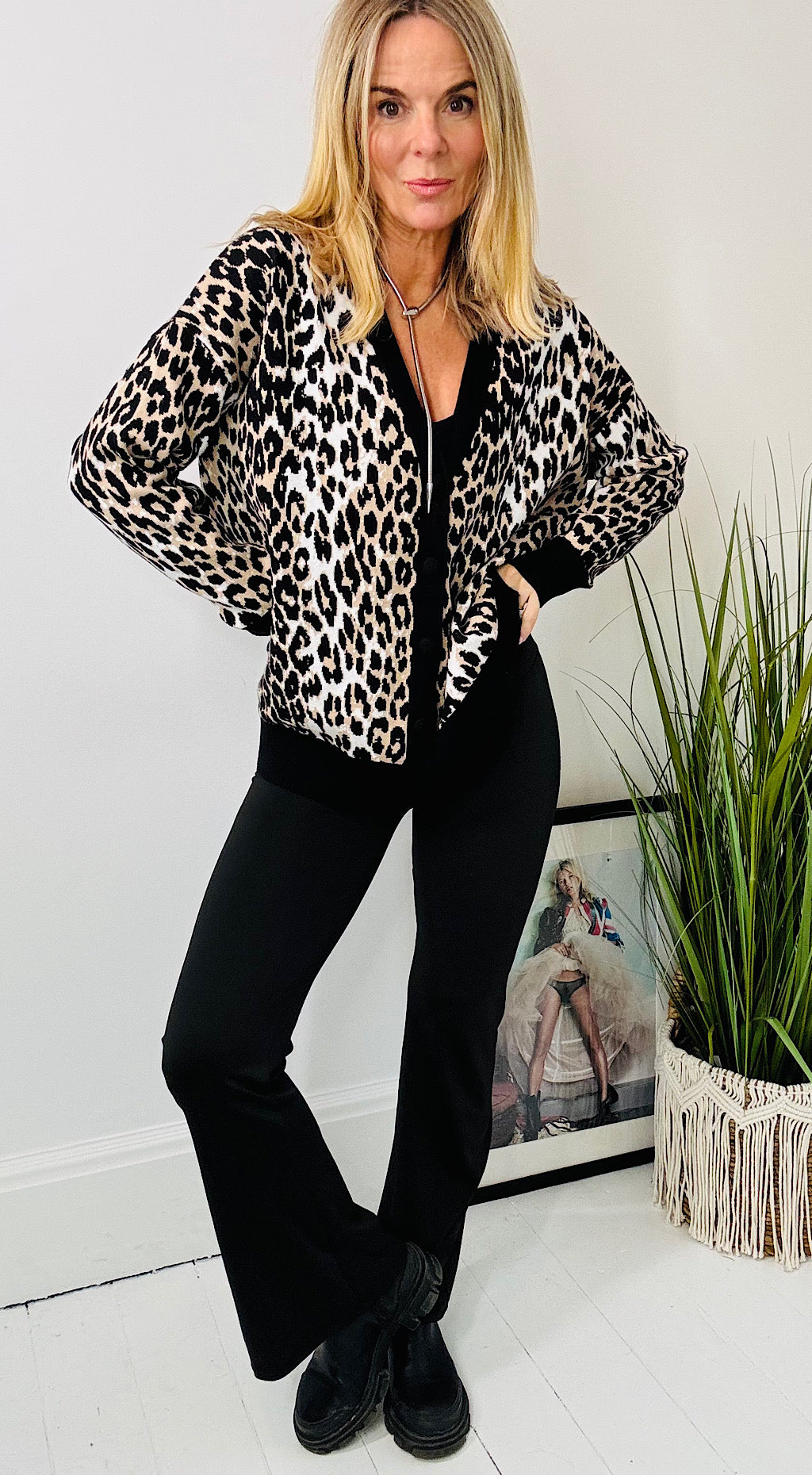 Leopard cardigan