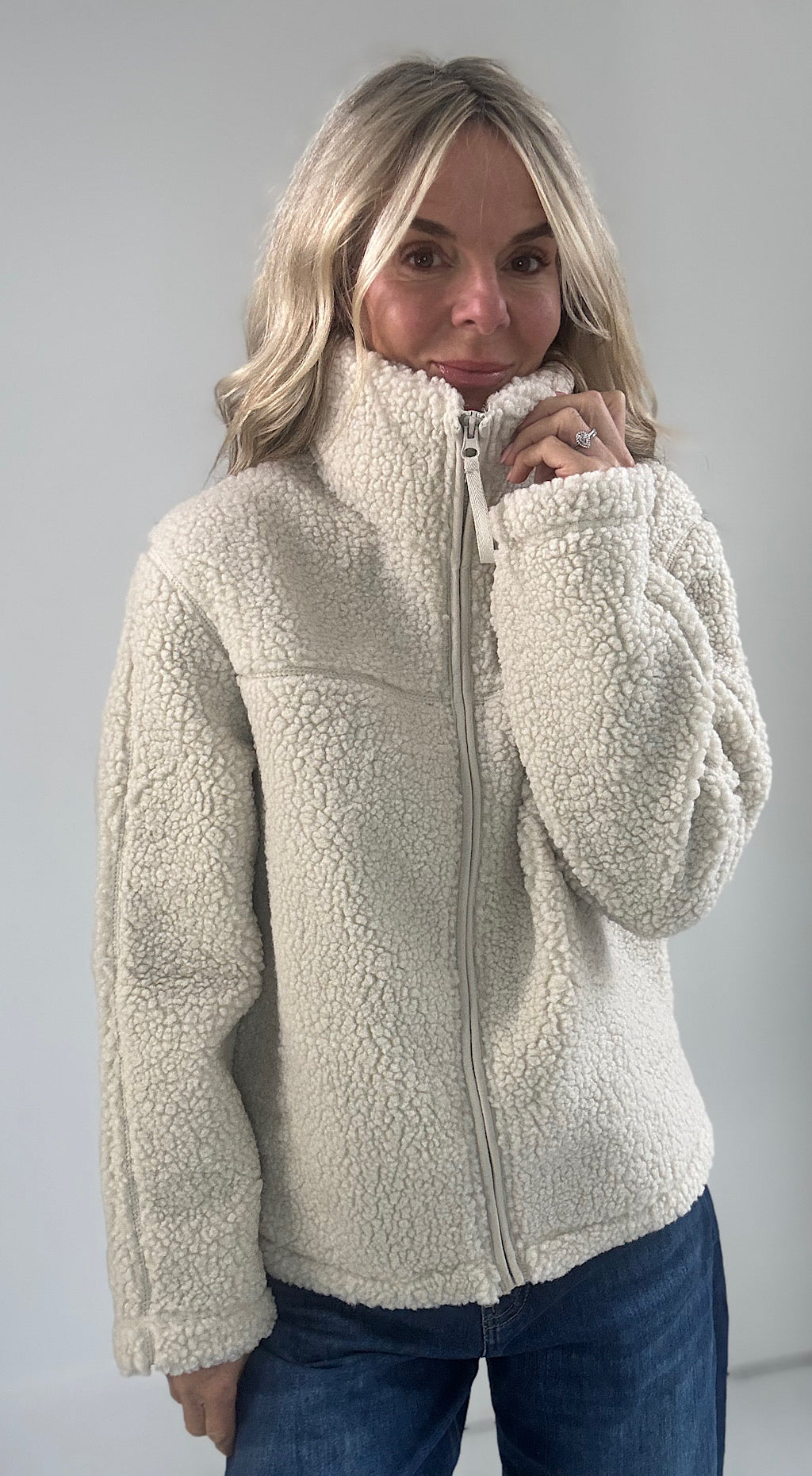 Karla Teddy Fleece - cream