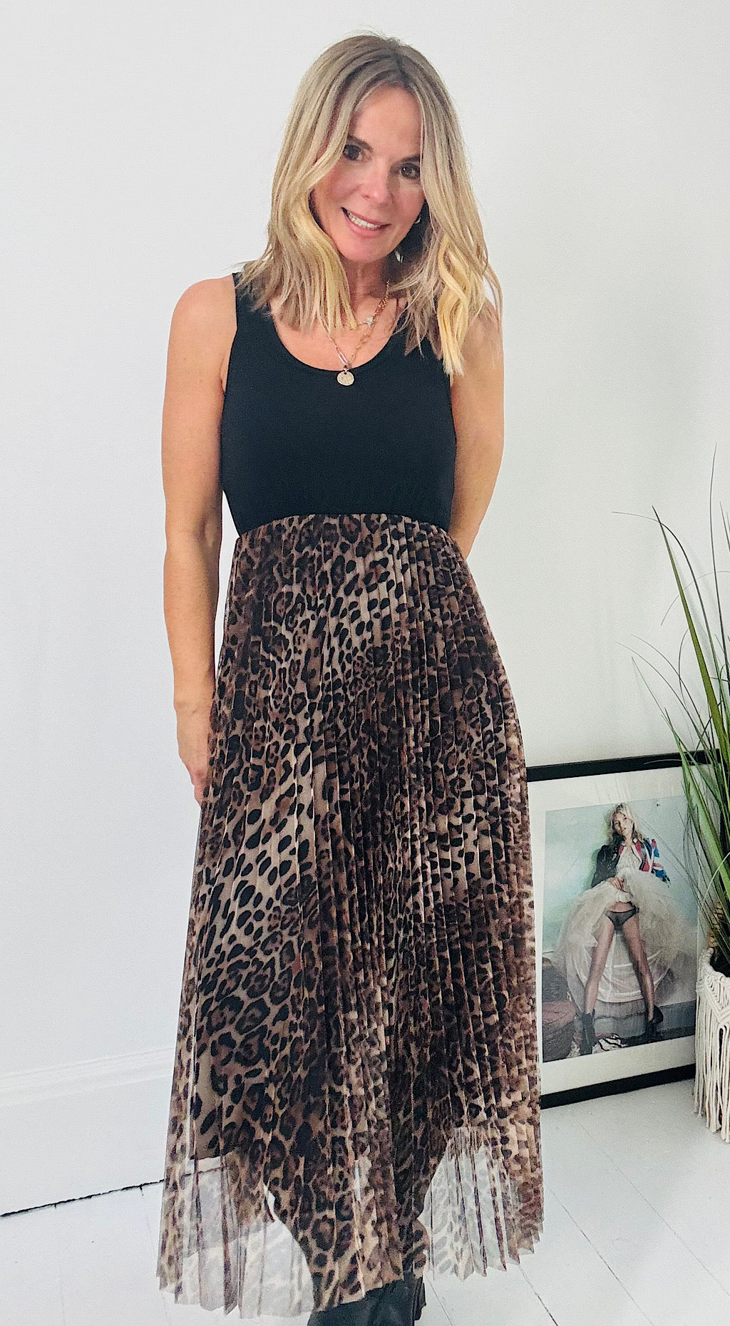 Leopard tulle 2 piece