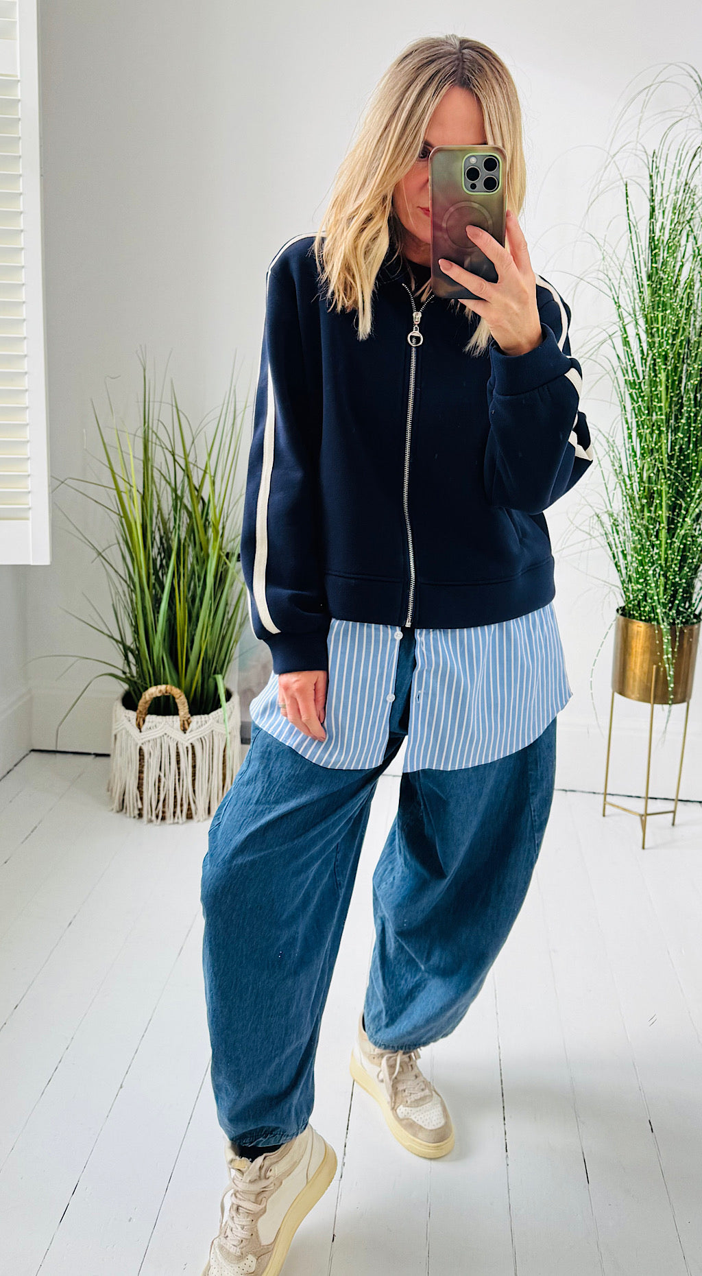 Chambray Cocoon Pant