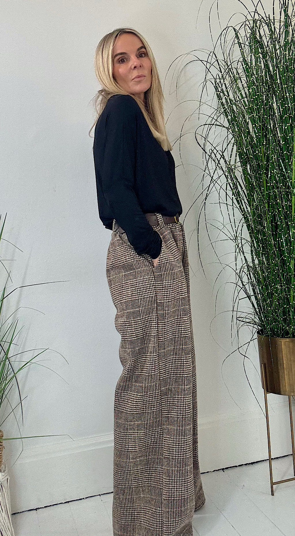 Tweed pants