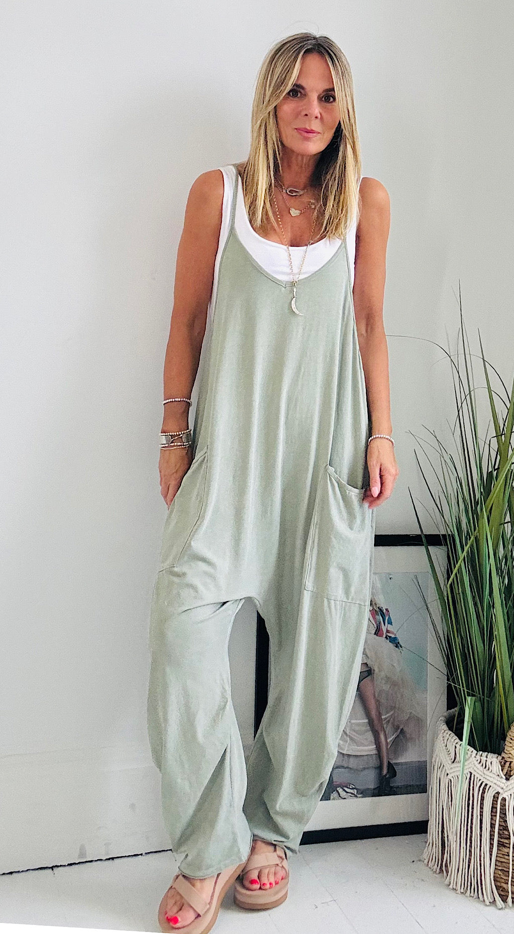 Free Spirit Onesie - khaki