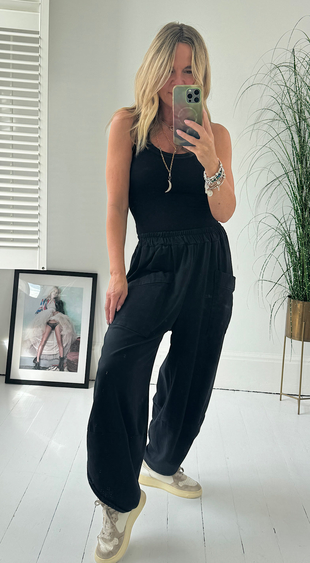 Pocket Cocoon Pant Black