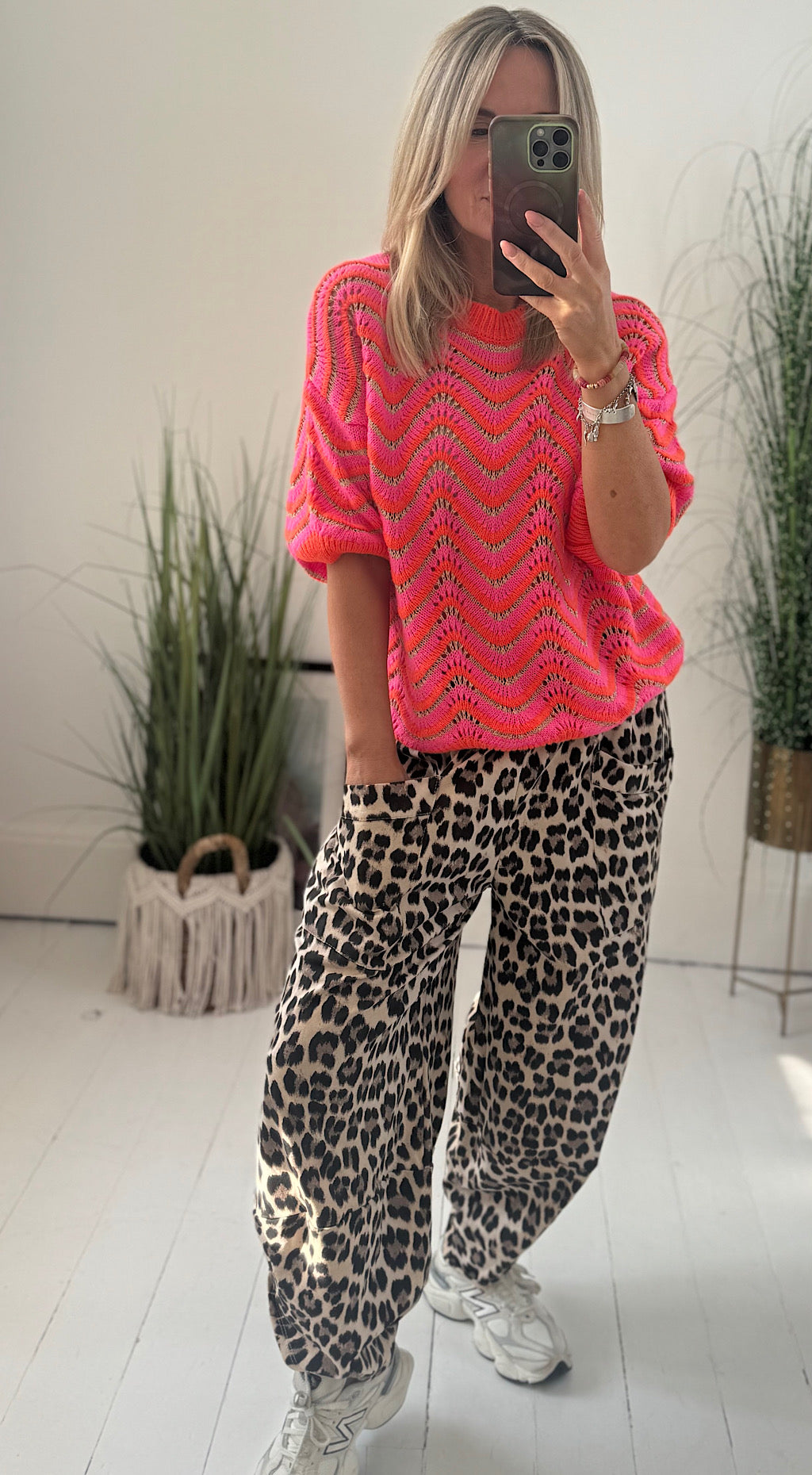 Leopard Pocket Cocoon Pant