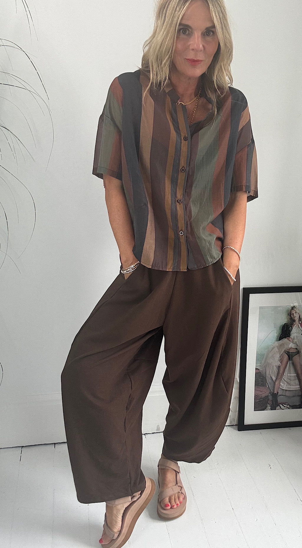 Cocoon Pants Chocolate