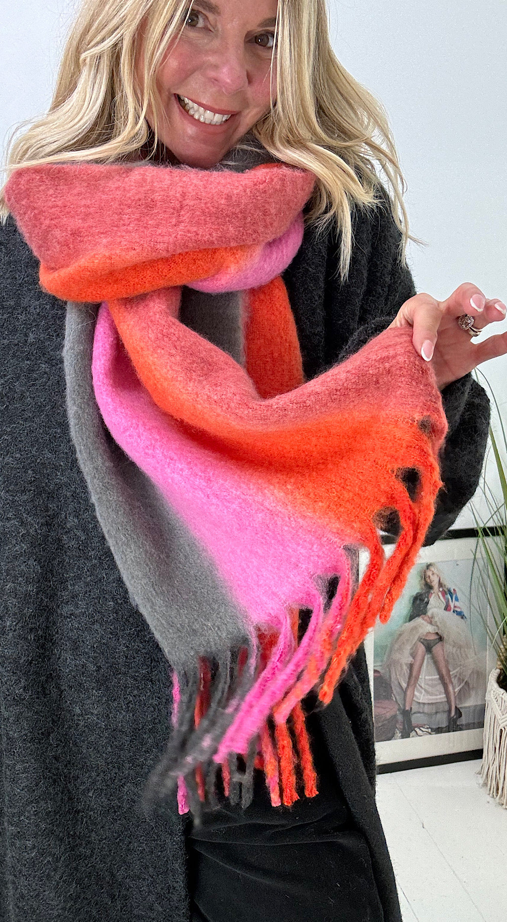 Ababiu Tassel Scarf