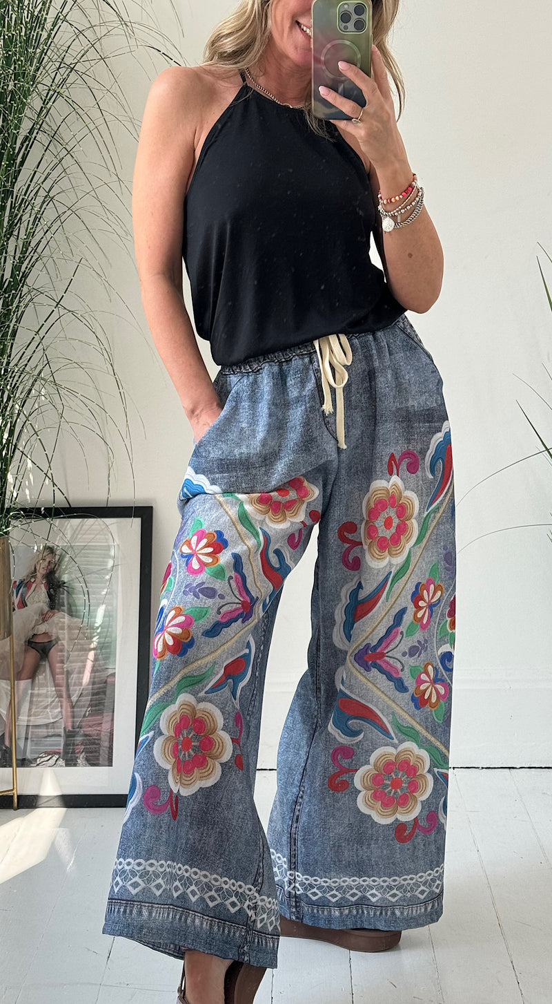 Zeta Hippy Printed Pants