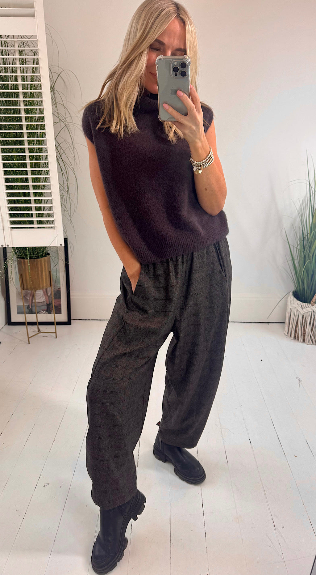 Tweed Cocoon Pant