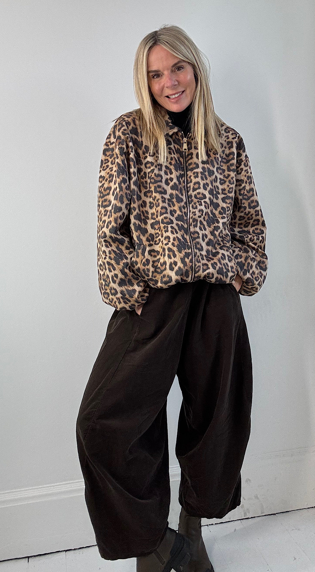 Cord Cocoon Pant Brown