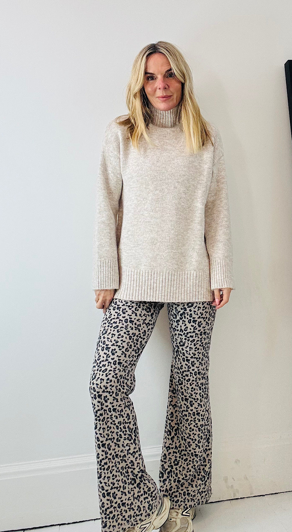The Flared Legging - Leopard