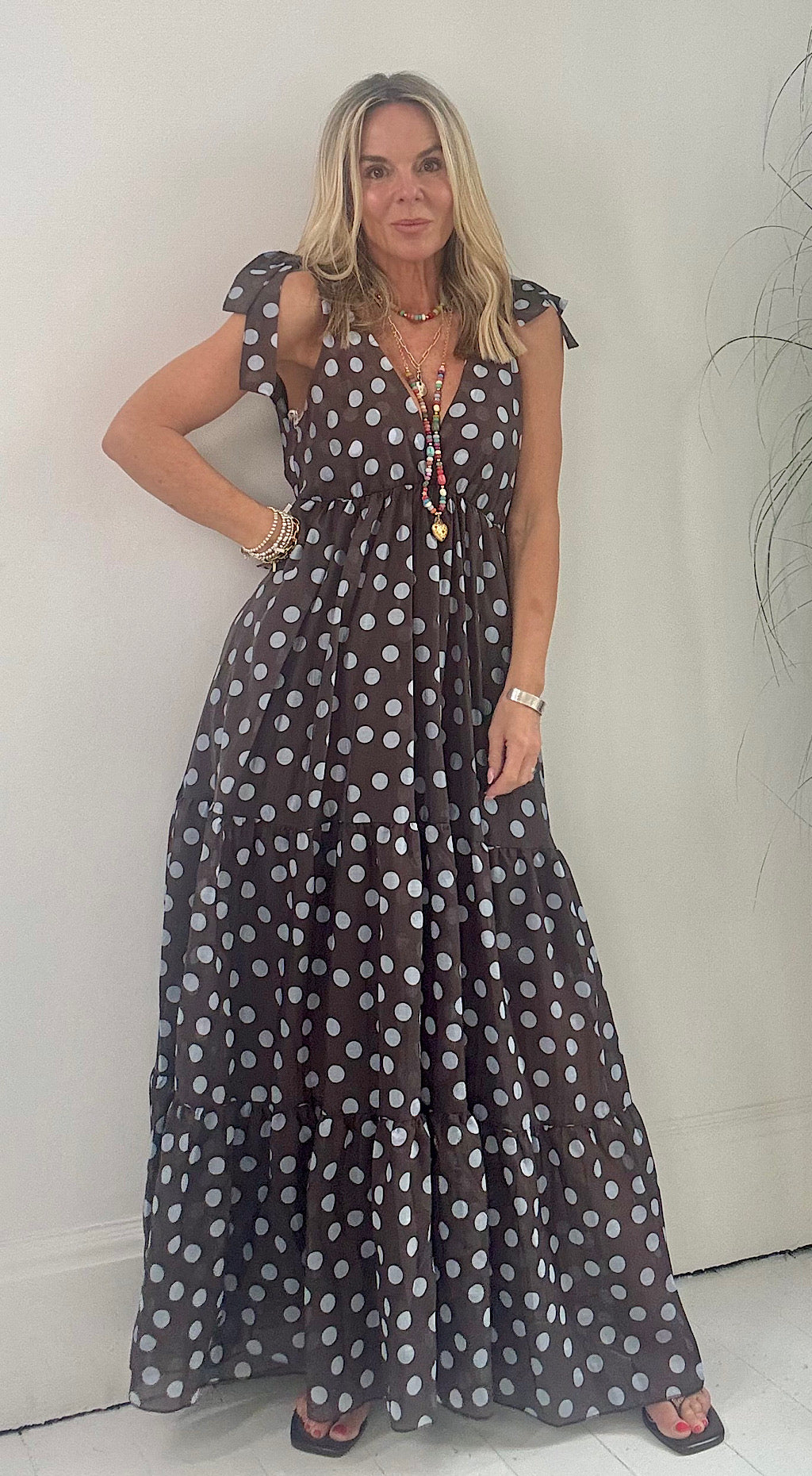 Dotty dress