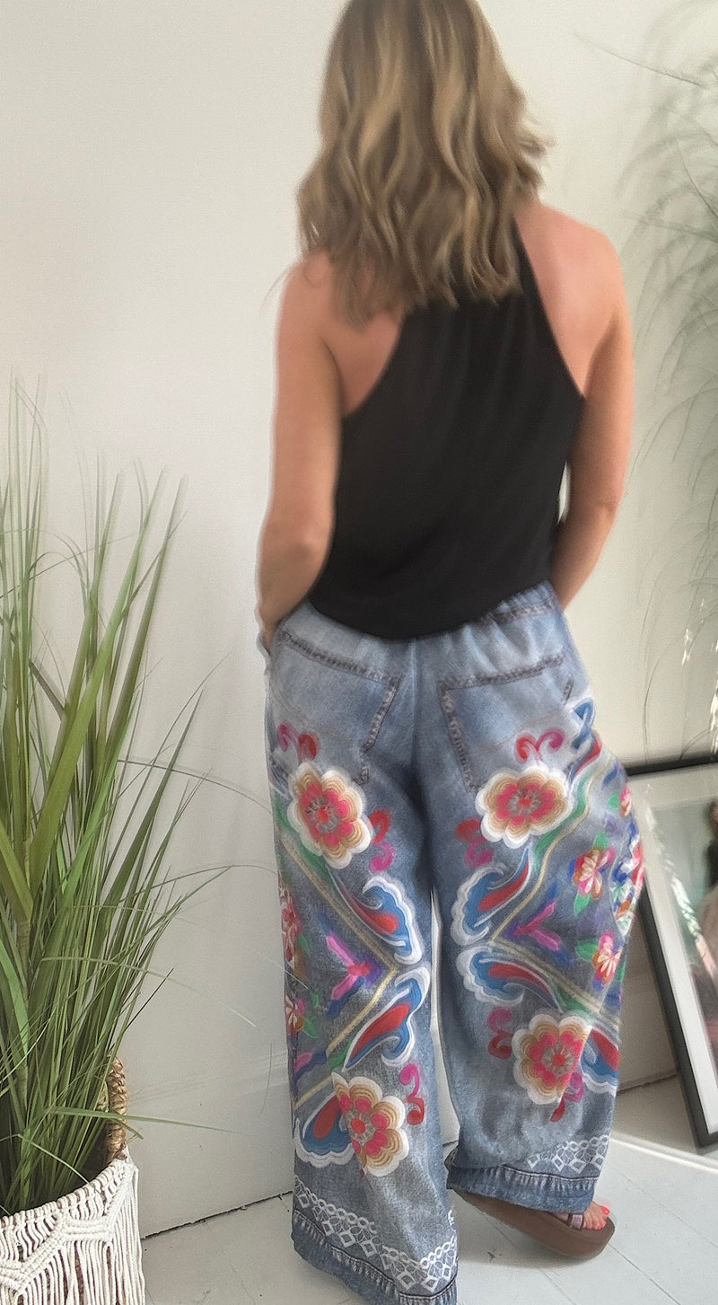 Zeta Hippy Printed Pants