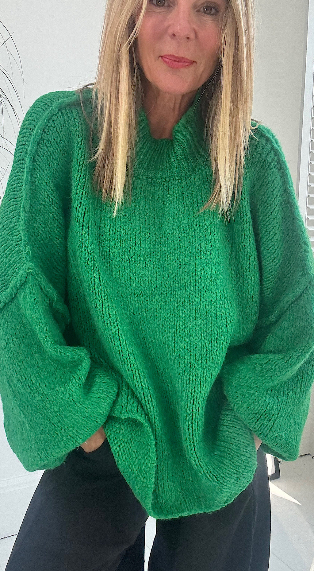 Oversized Cosy Knit - green