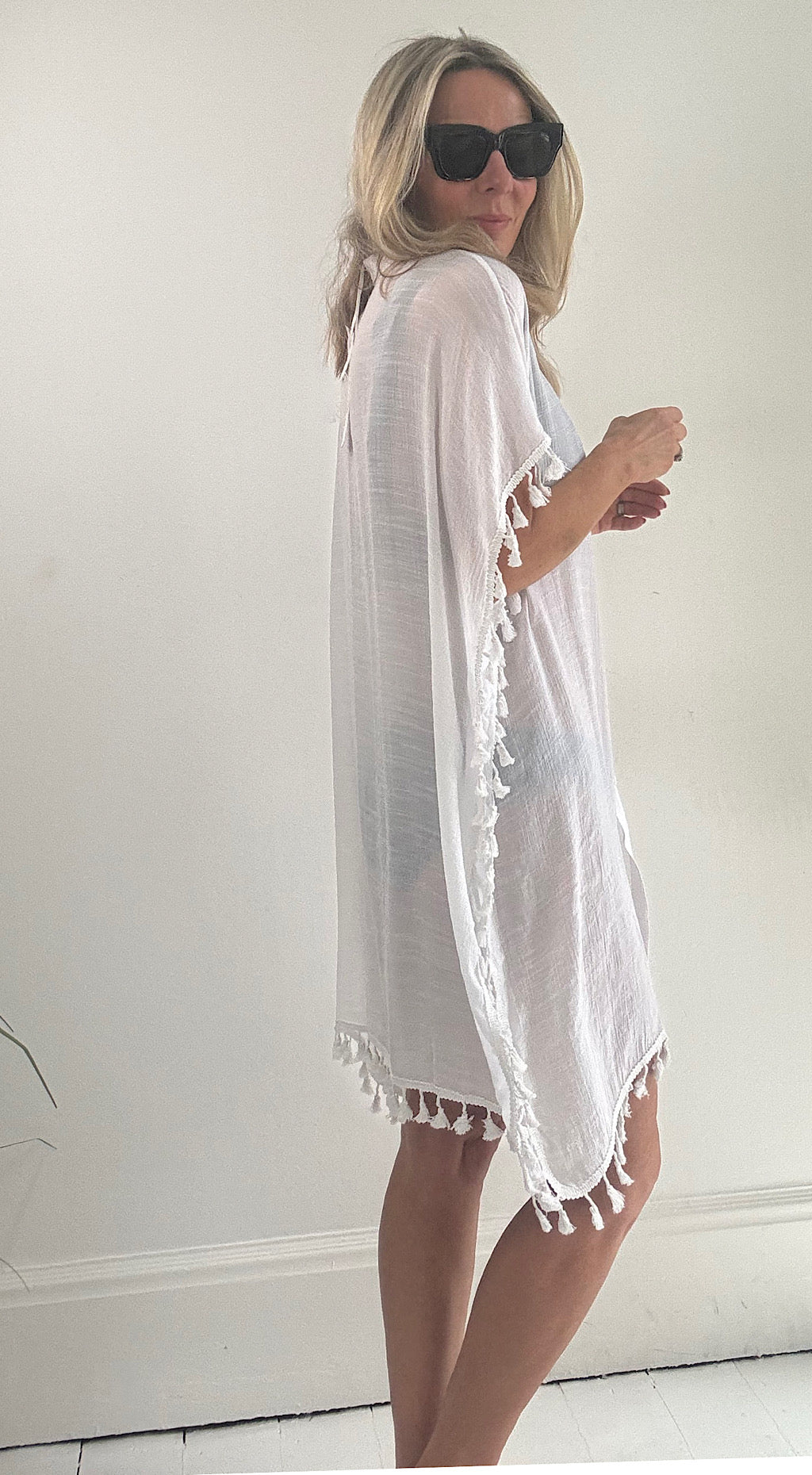 Beach shirt white