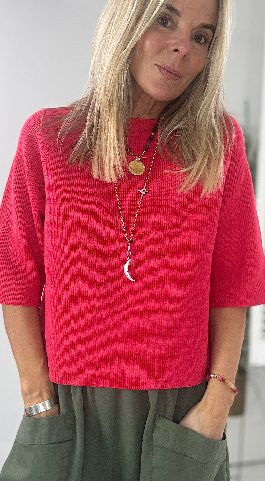 Boston Ribbed Knit - berry