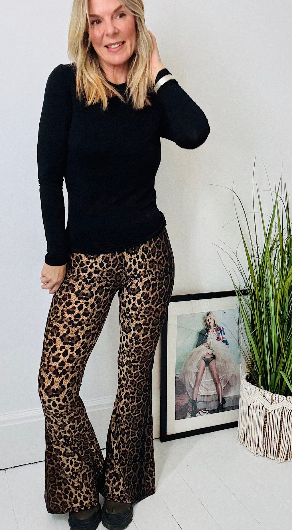 Leopard Flare Legging