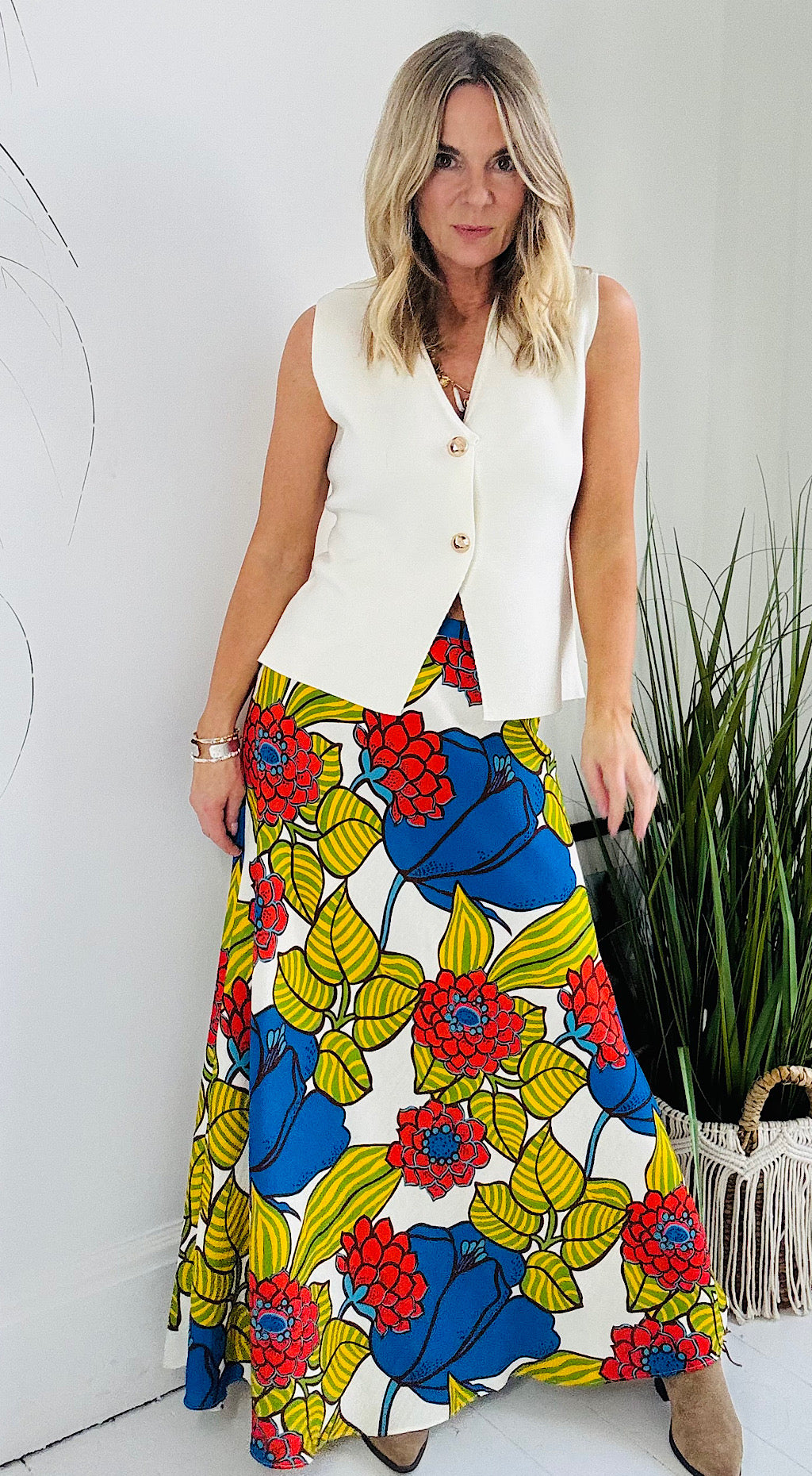 Sade skirt Eden print