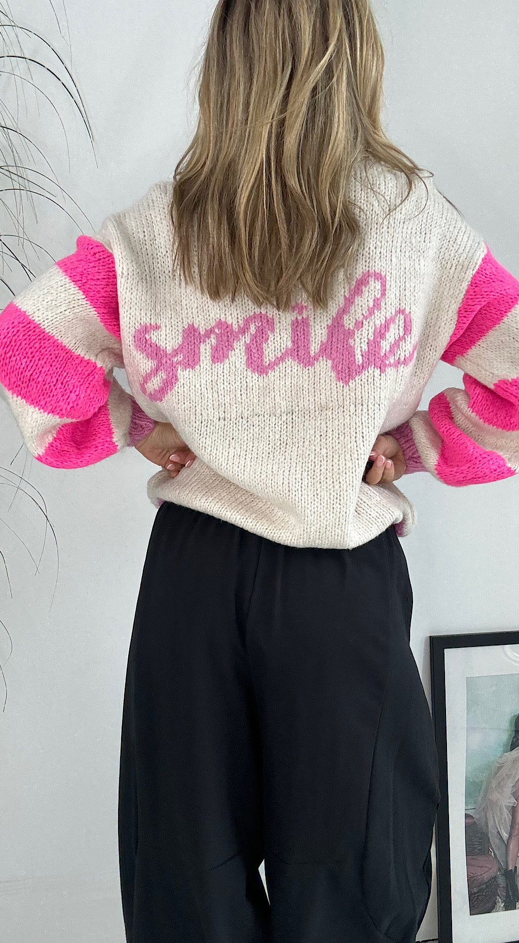 Smile Knit - pink