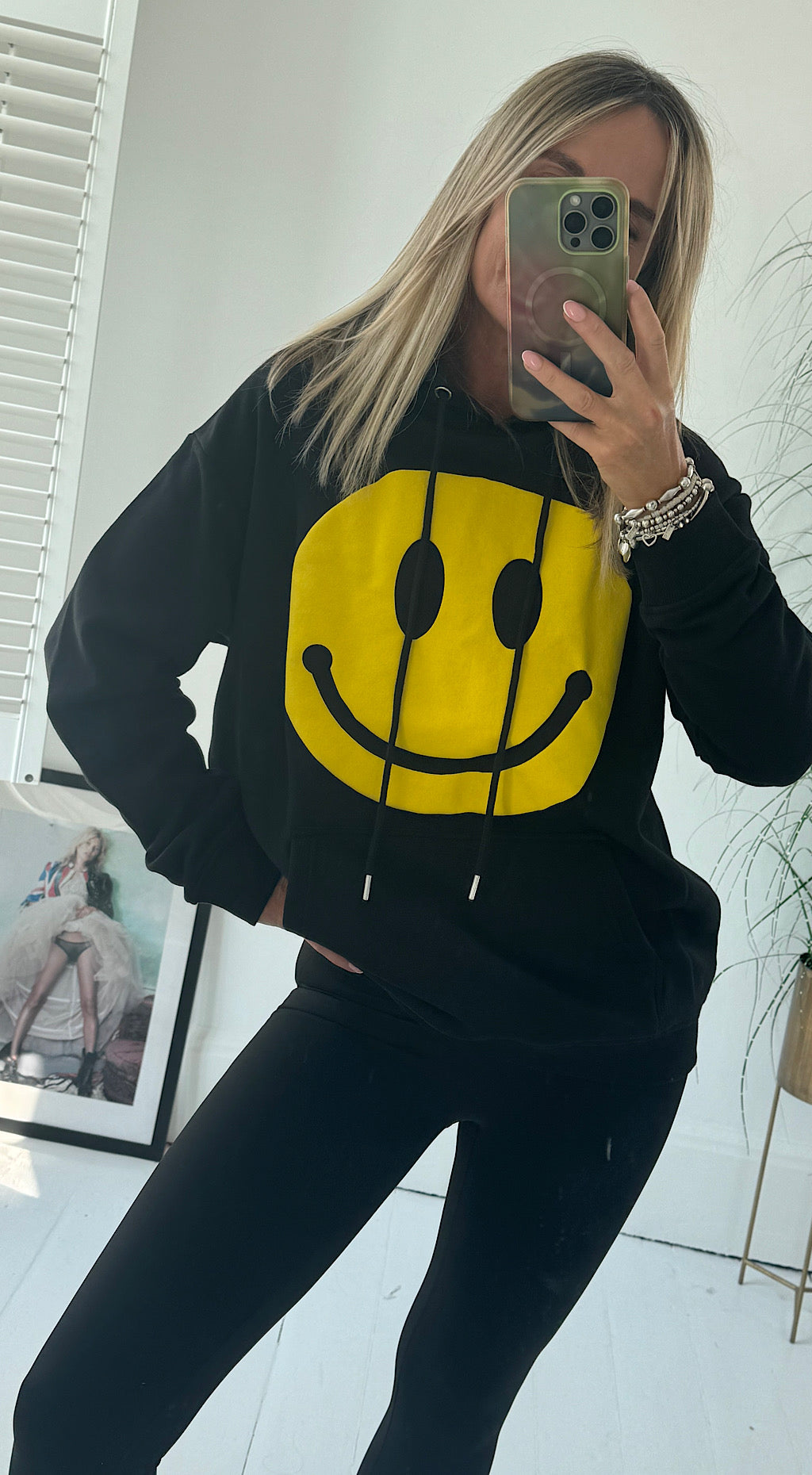 Acid face hoodie