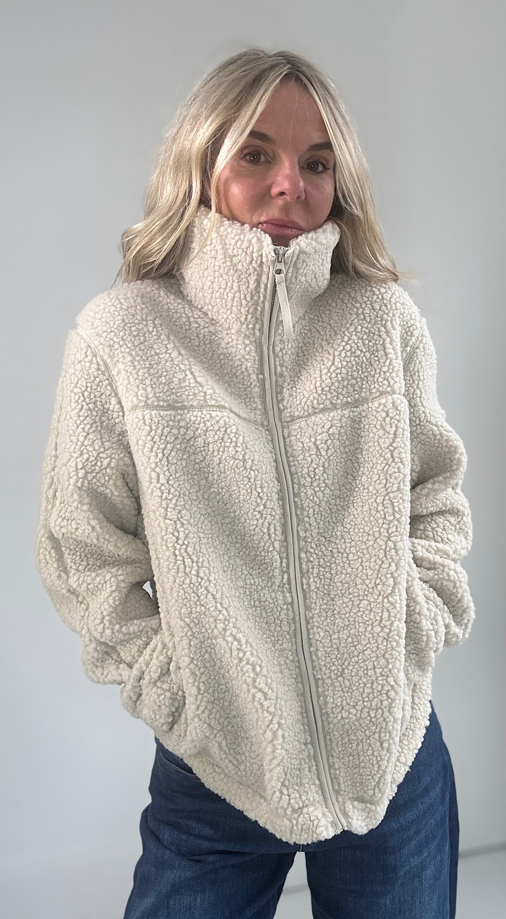 Karla Teddy Fleece - cream