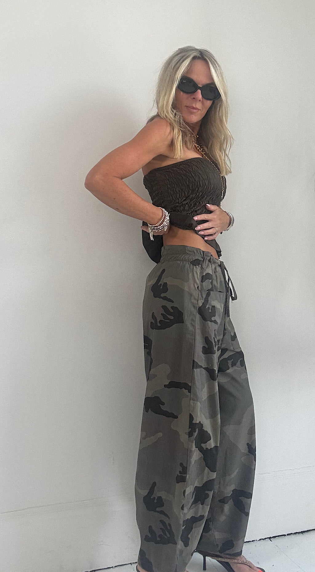 Camo cotton pant