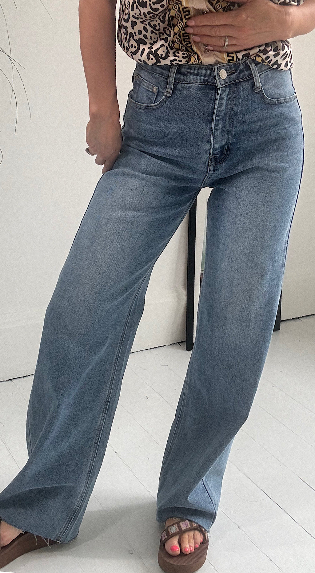 Flared 70's jean