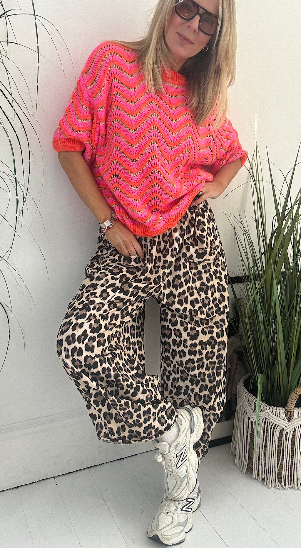 Leopard Pocket Cocoon Pant