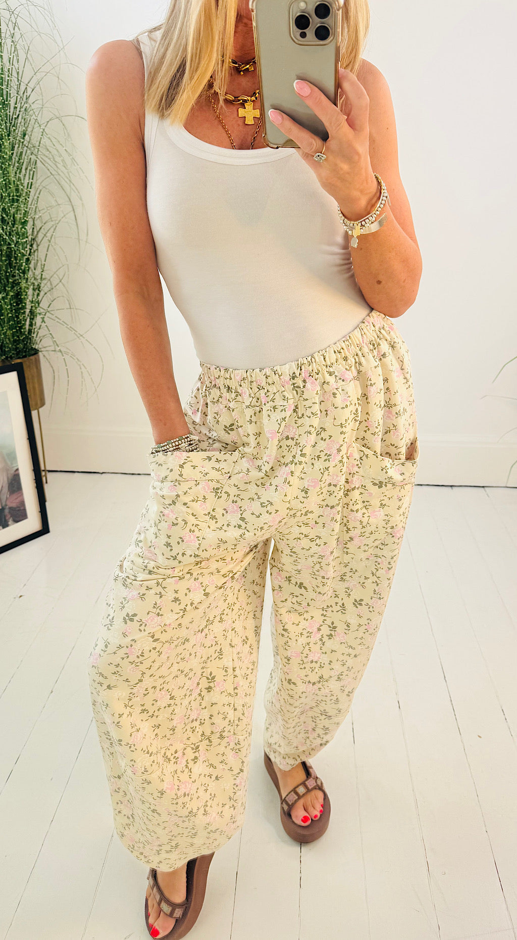 Ditsy Cocoon Pant