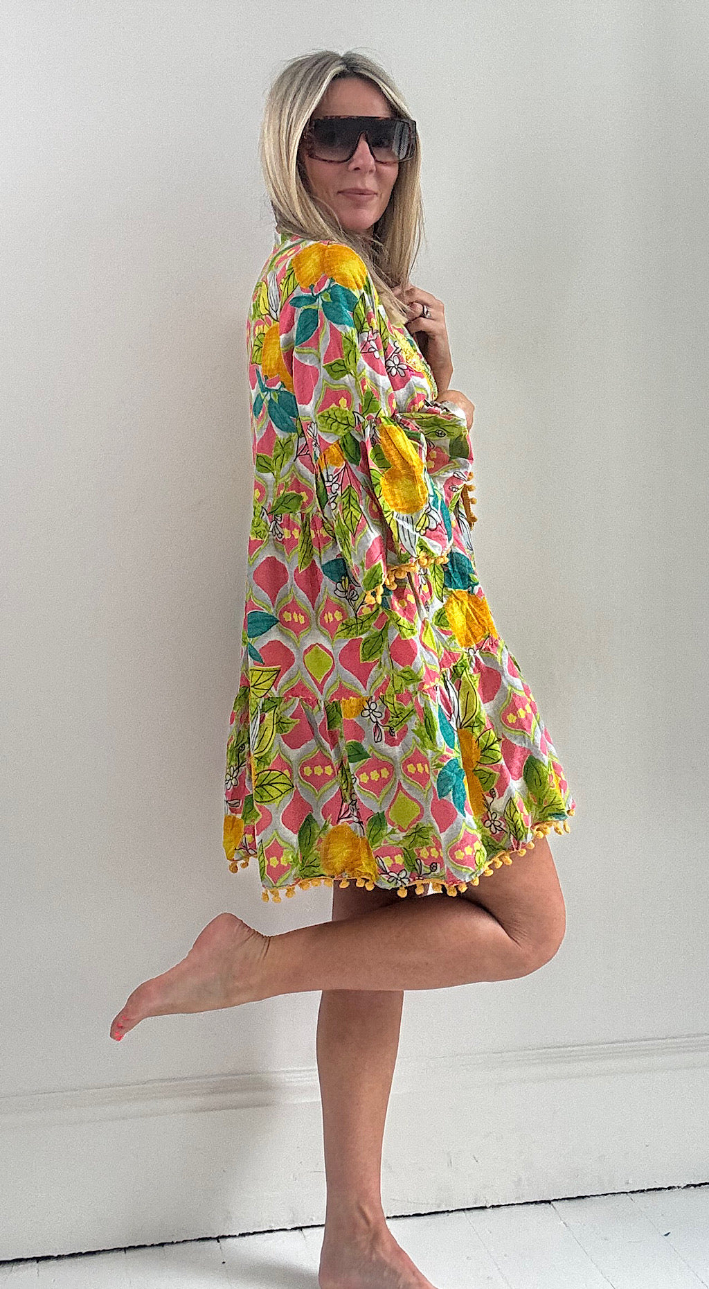 India bo ho lemon dress