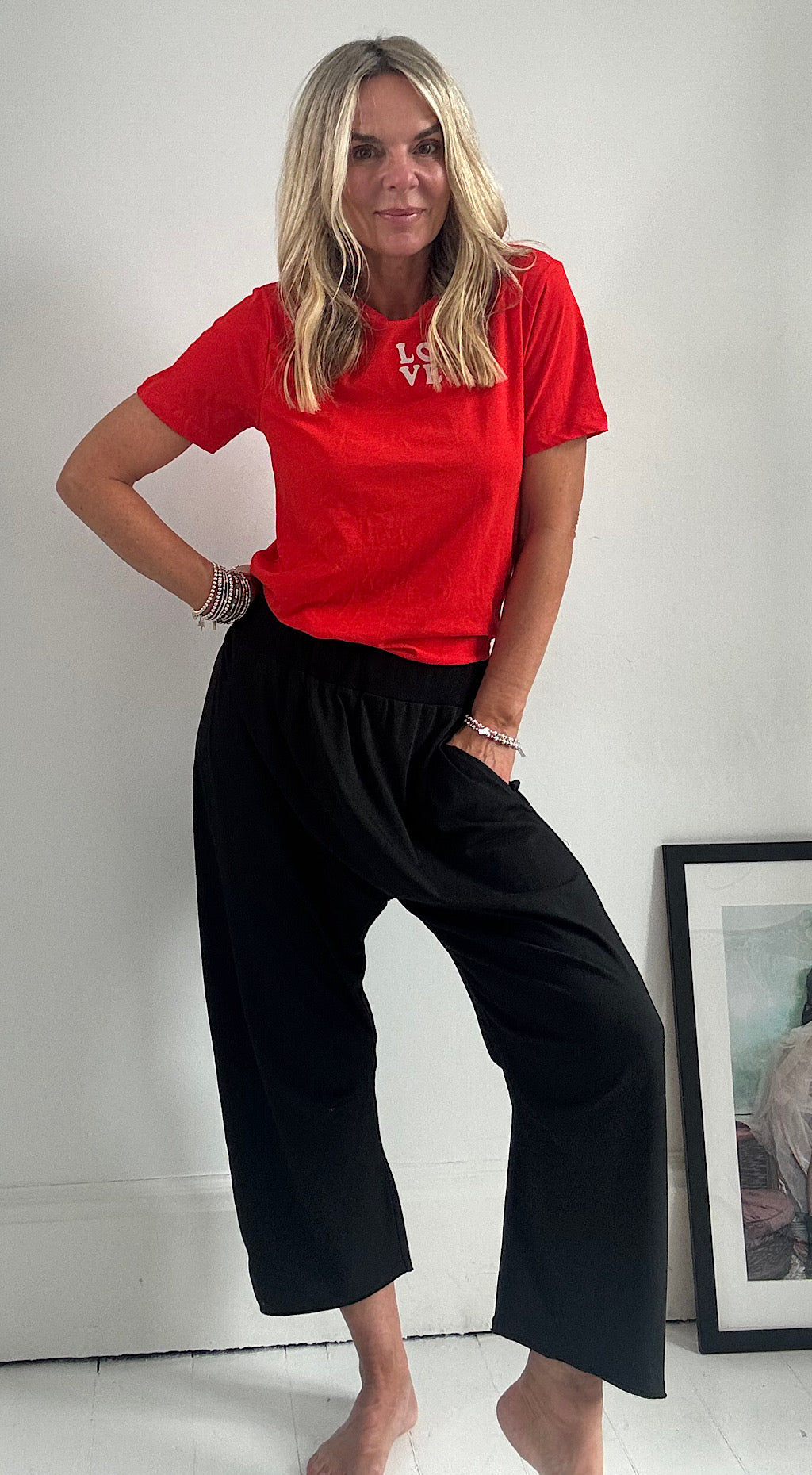 Free Spirit Cropped Pant - black