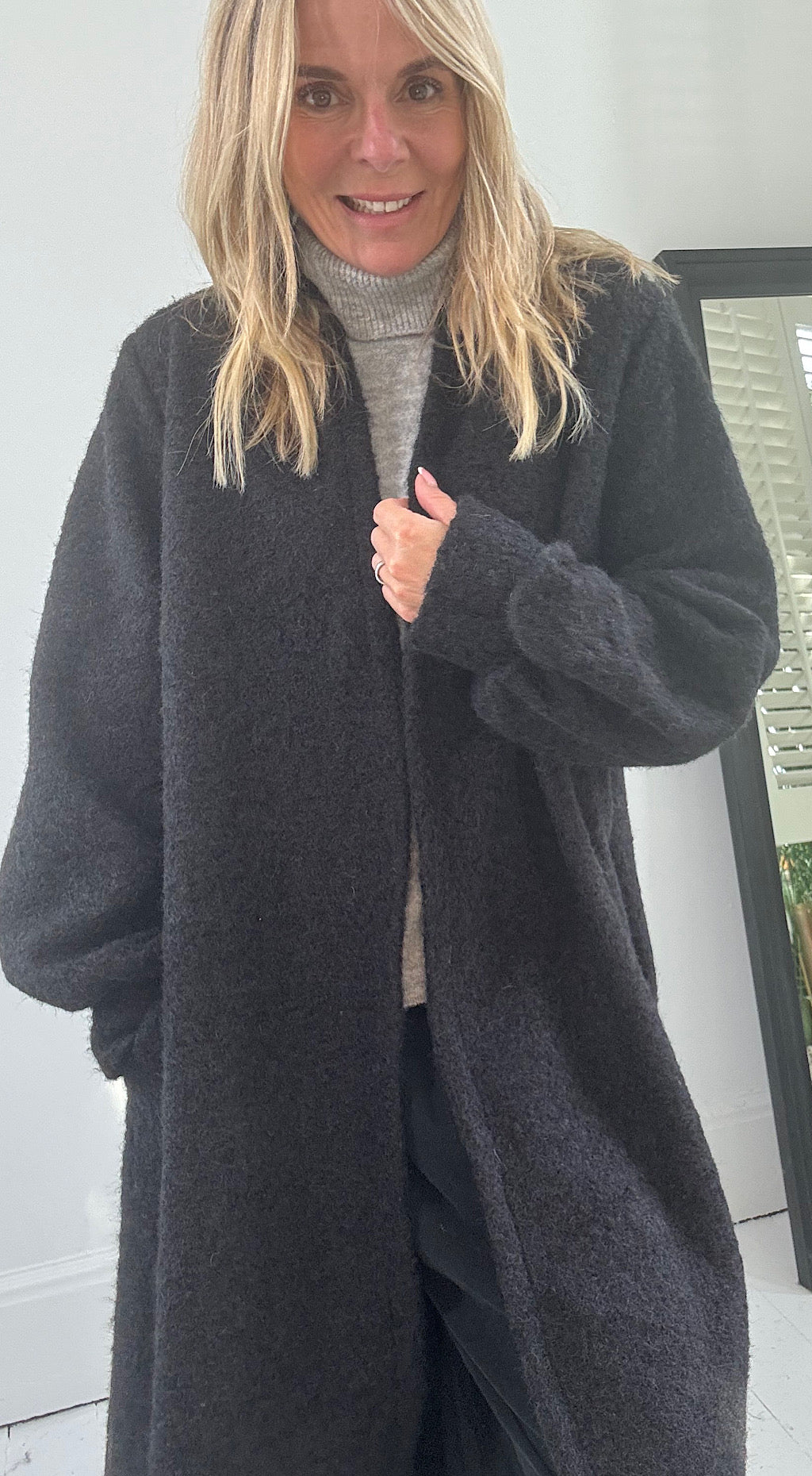 Coatigan Black
