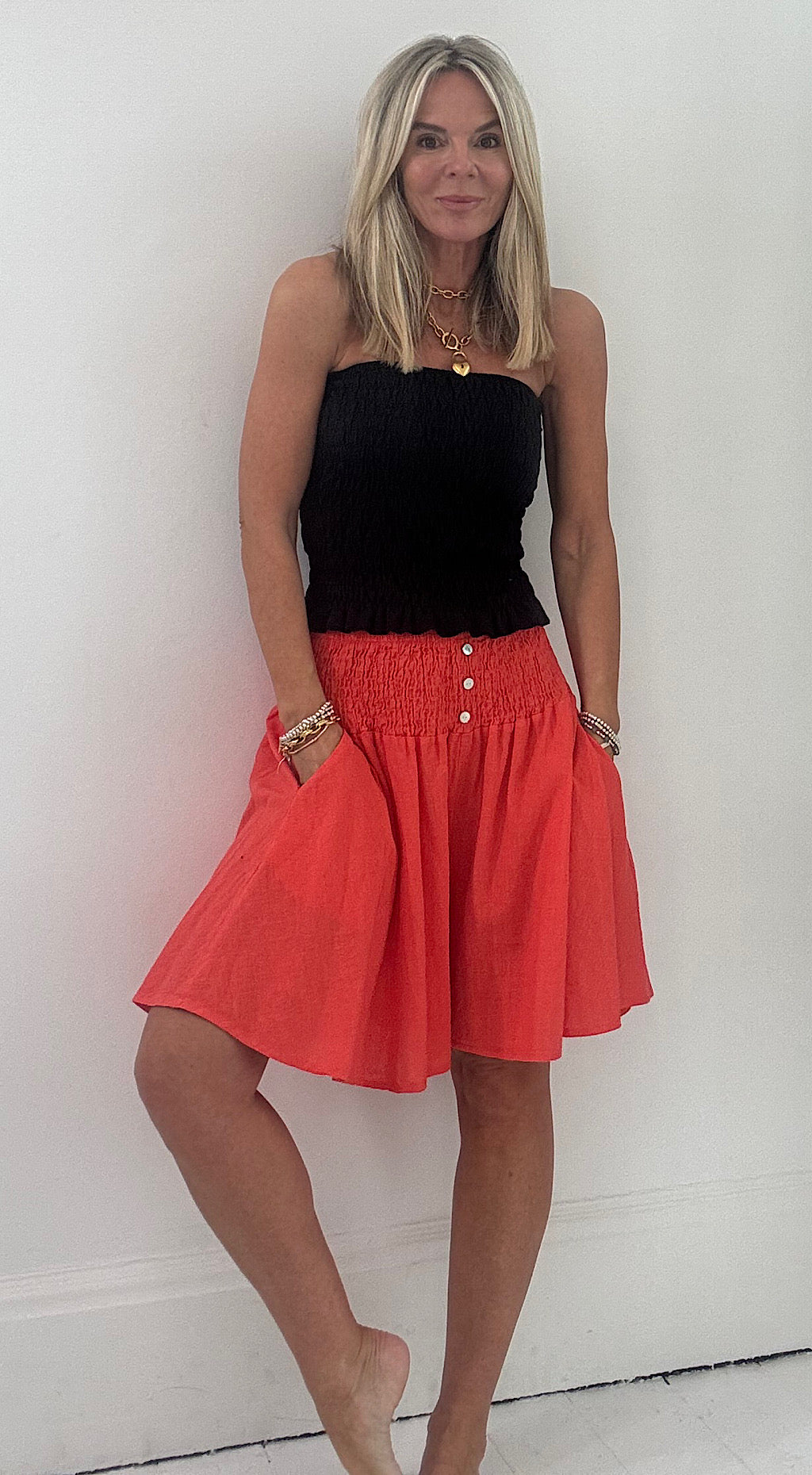 Skorts coral