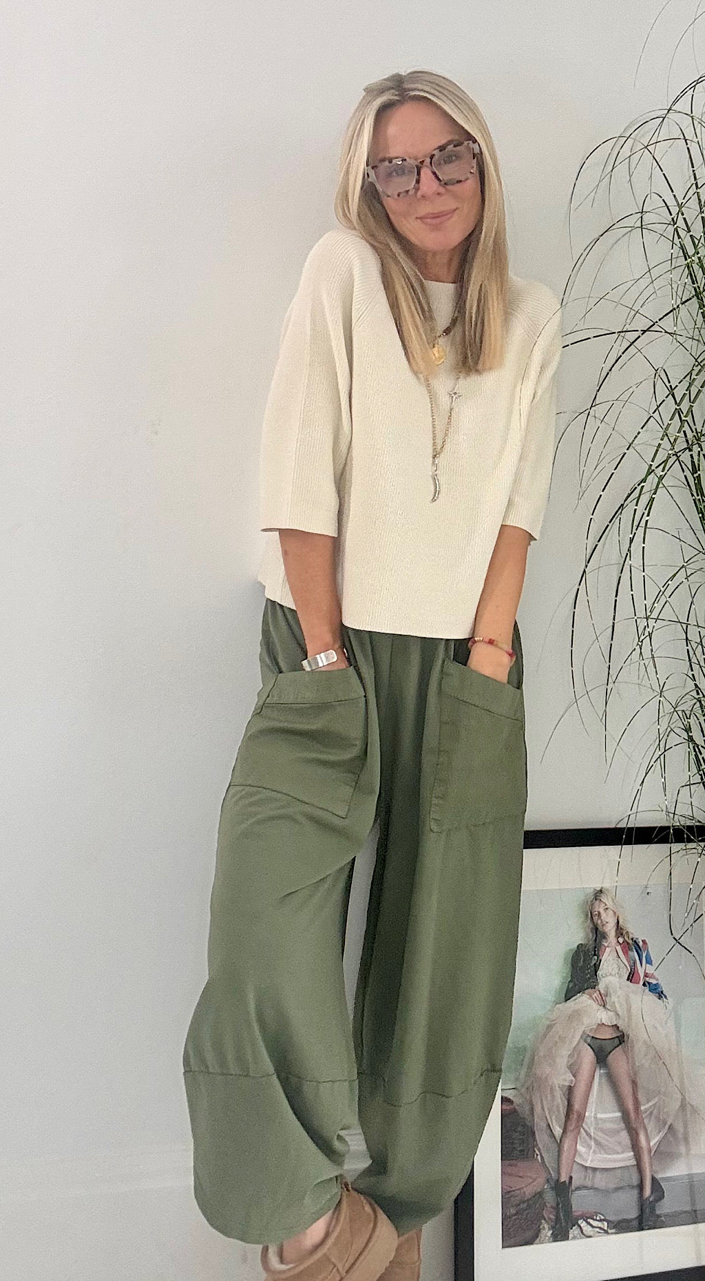 Boston Ribbed Knit - cream