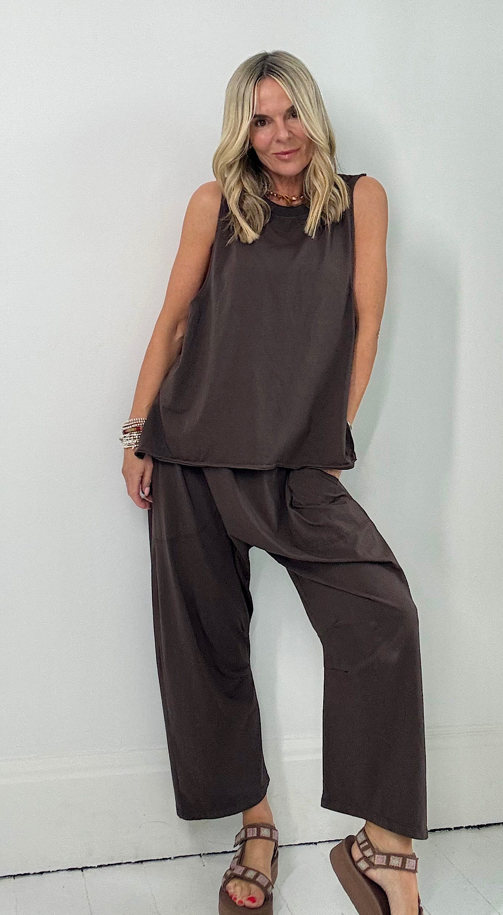 Free Spirit Co-ord - chocolate