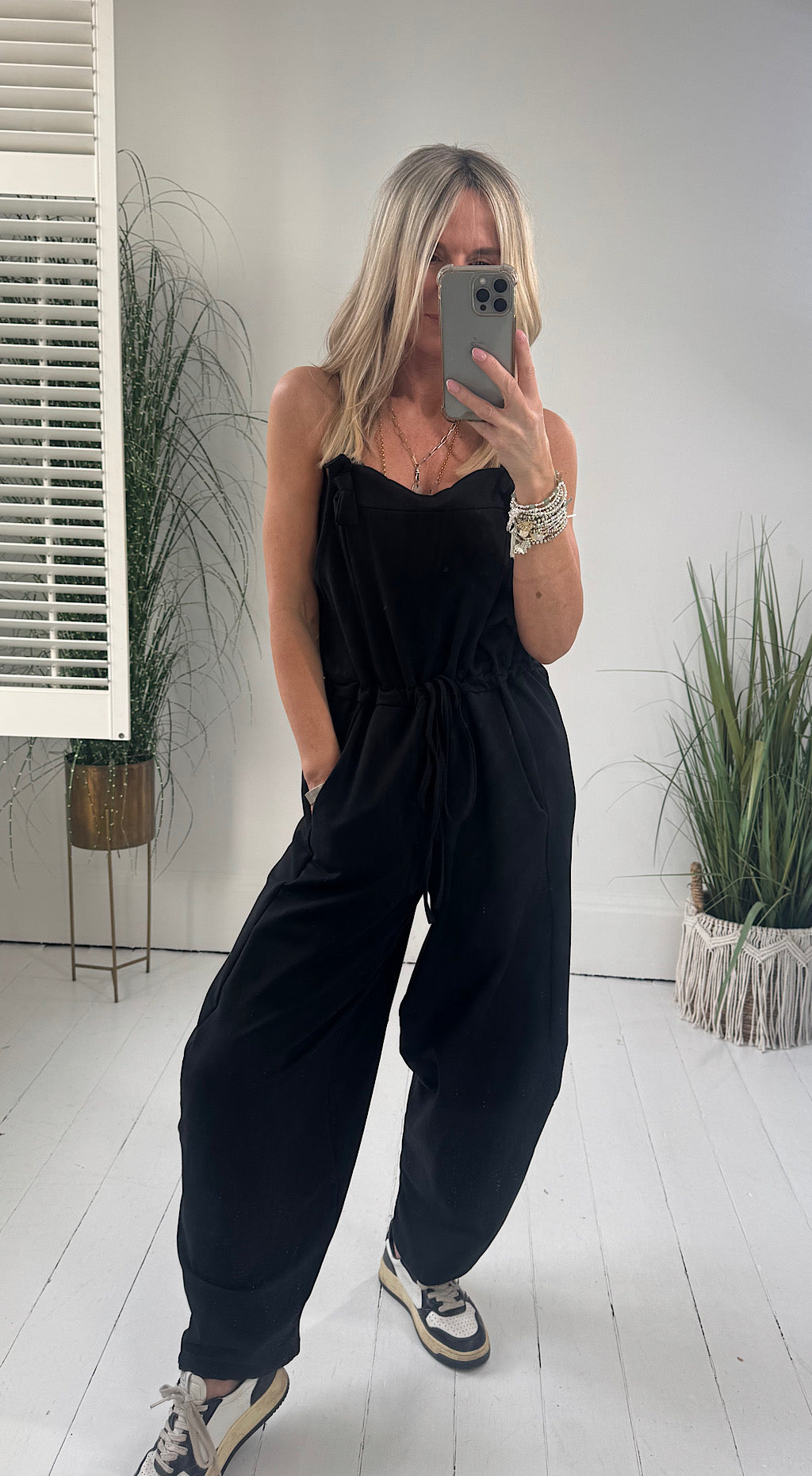 Sweatshirt Dungaree black