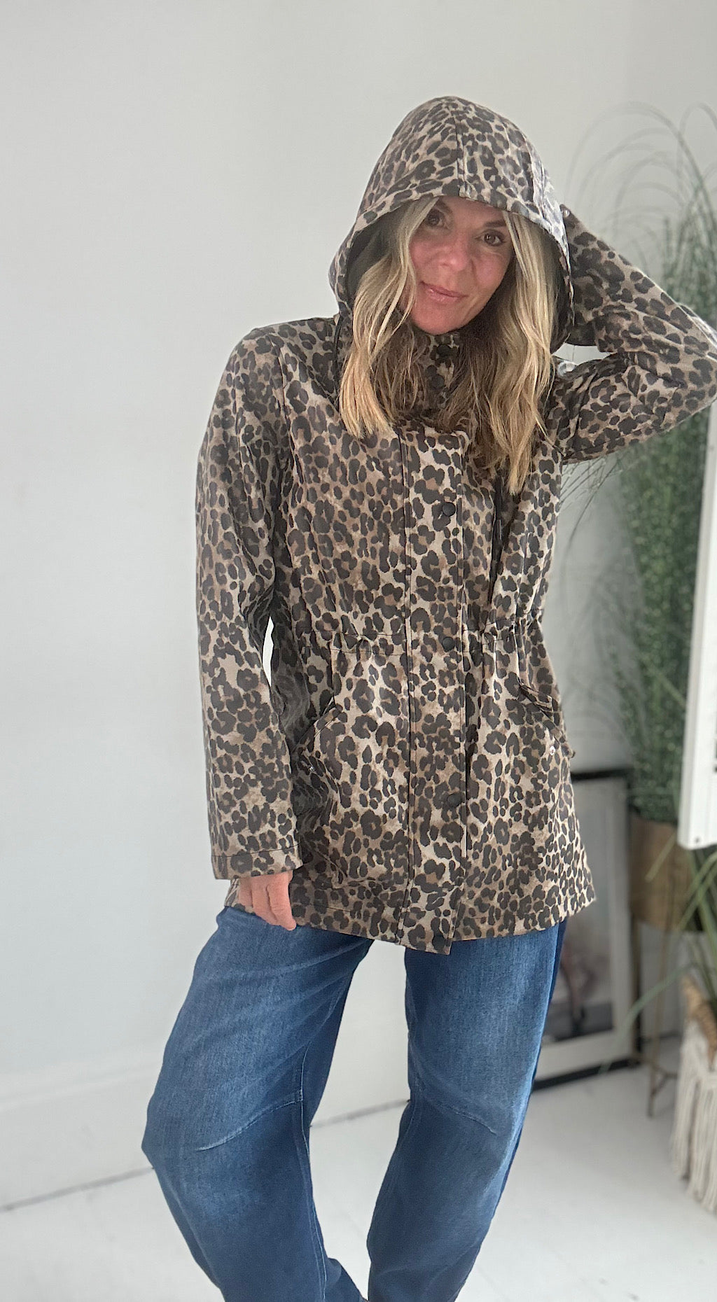 Wax Dog Walking Jacket - leopard