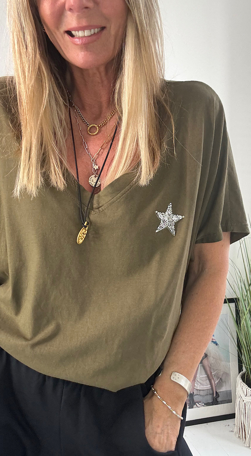 Star Tee - Khaki