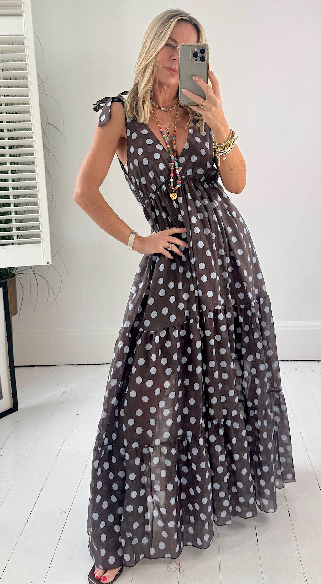 Dotty dress