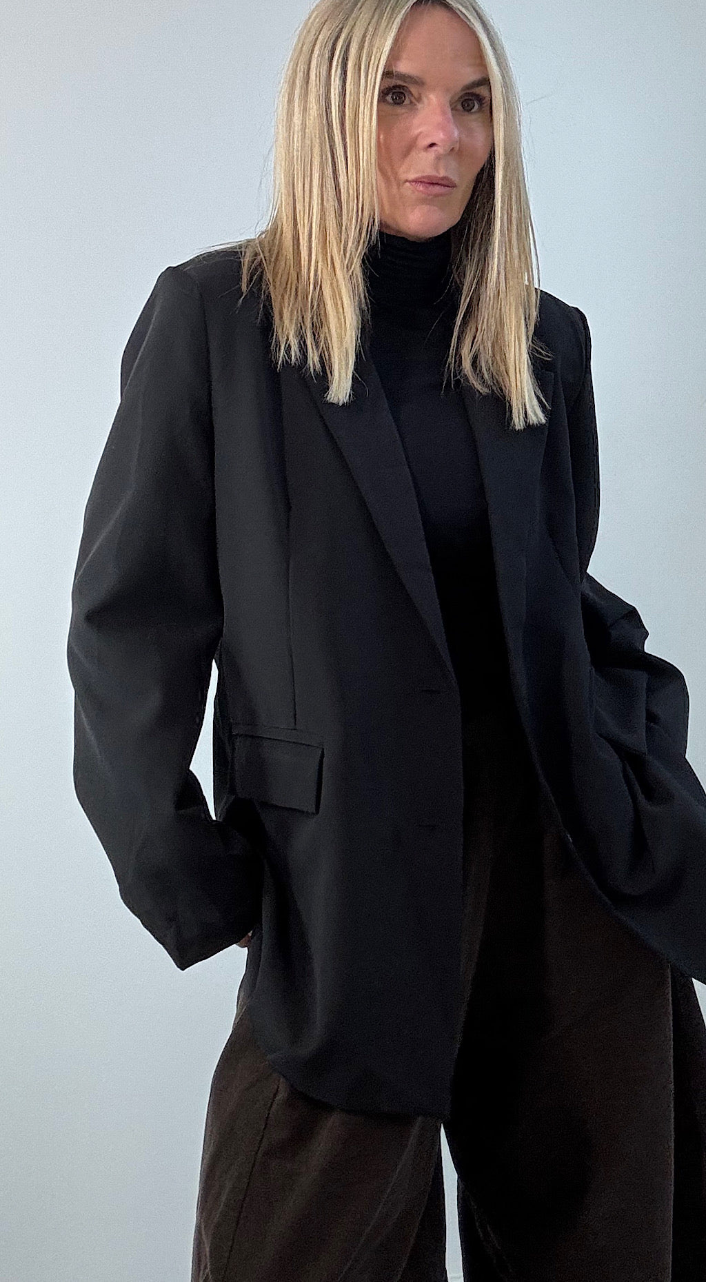 Classic Black Blazer