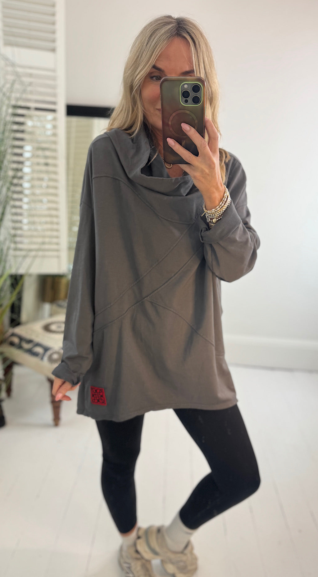 Basic sloppy sweatshirt grey