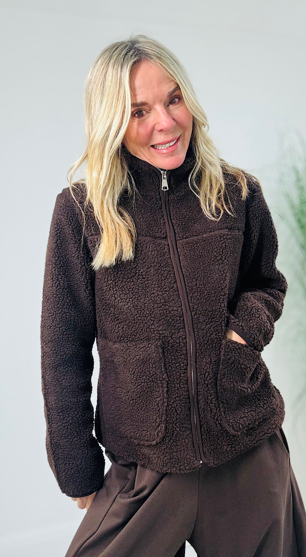 Alea Teddy Fleece - brown